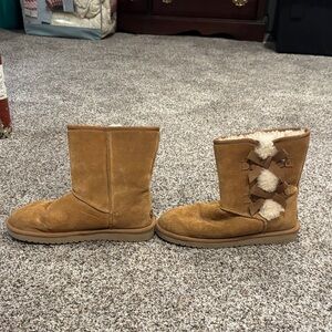 Koolaburra Tan Winter Boots with Shearling